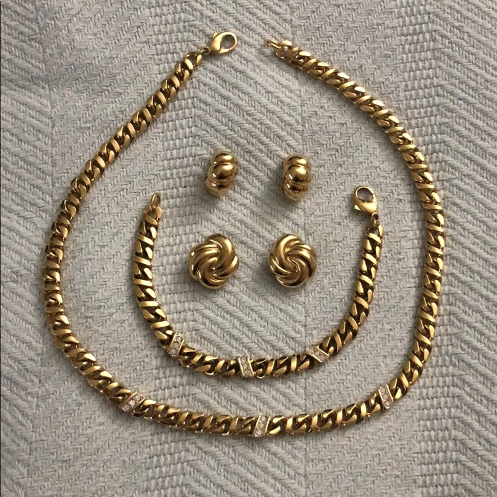 Matching Necklace, bracelet, and earrings